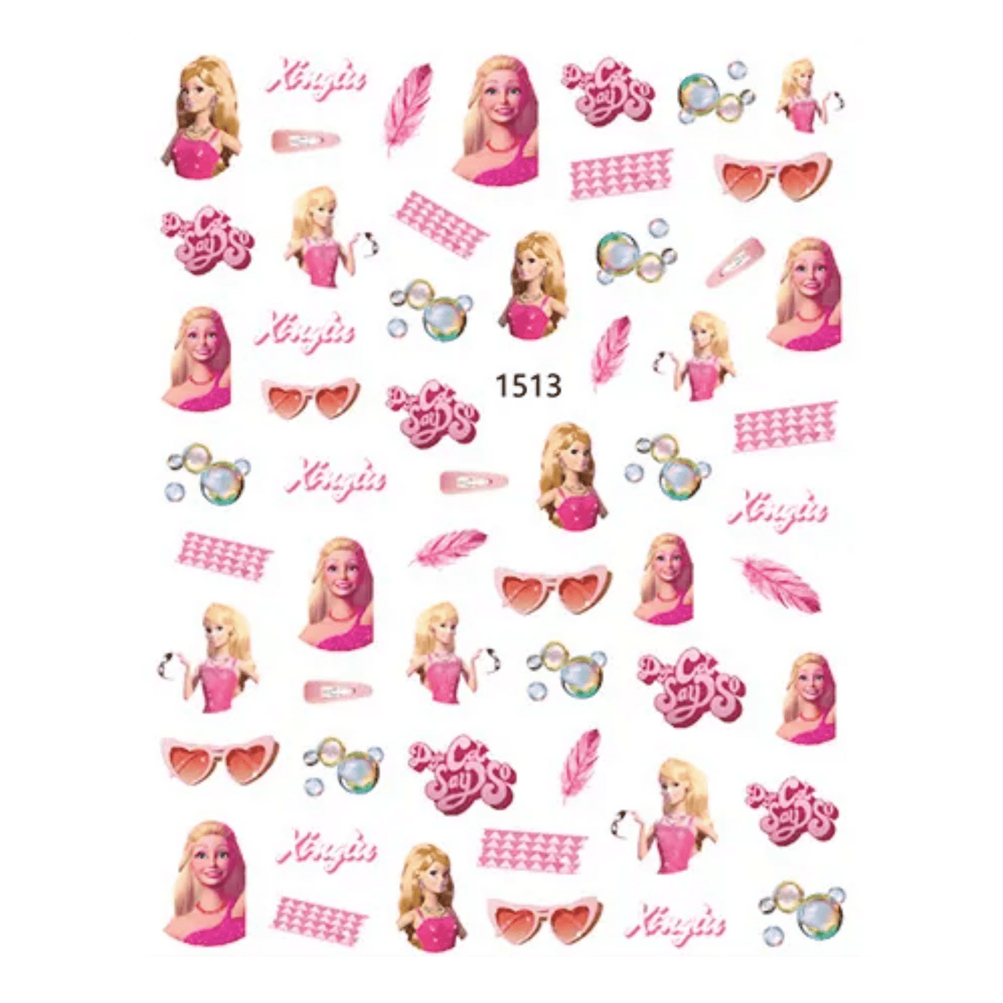 Barbie Límmiðar - 6 gerðir