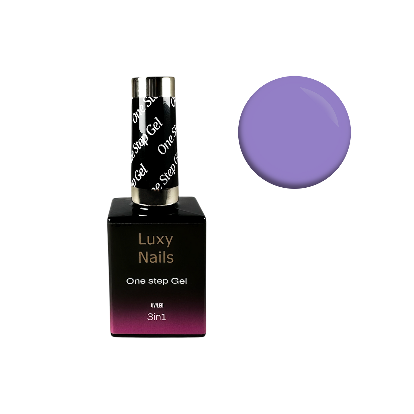 One Step HEMA FREE No Wipe Gel Polish - Party Purple