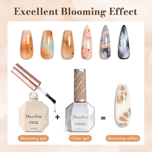 Blossom Gel for Press-On Nails - Clear Blooming Gel 15ml