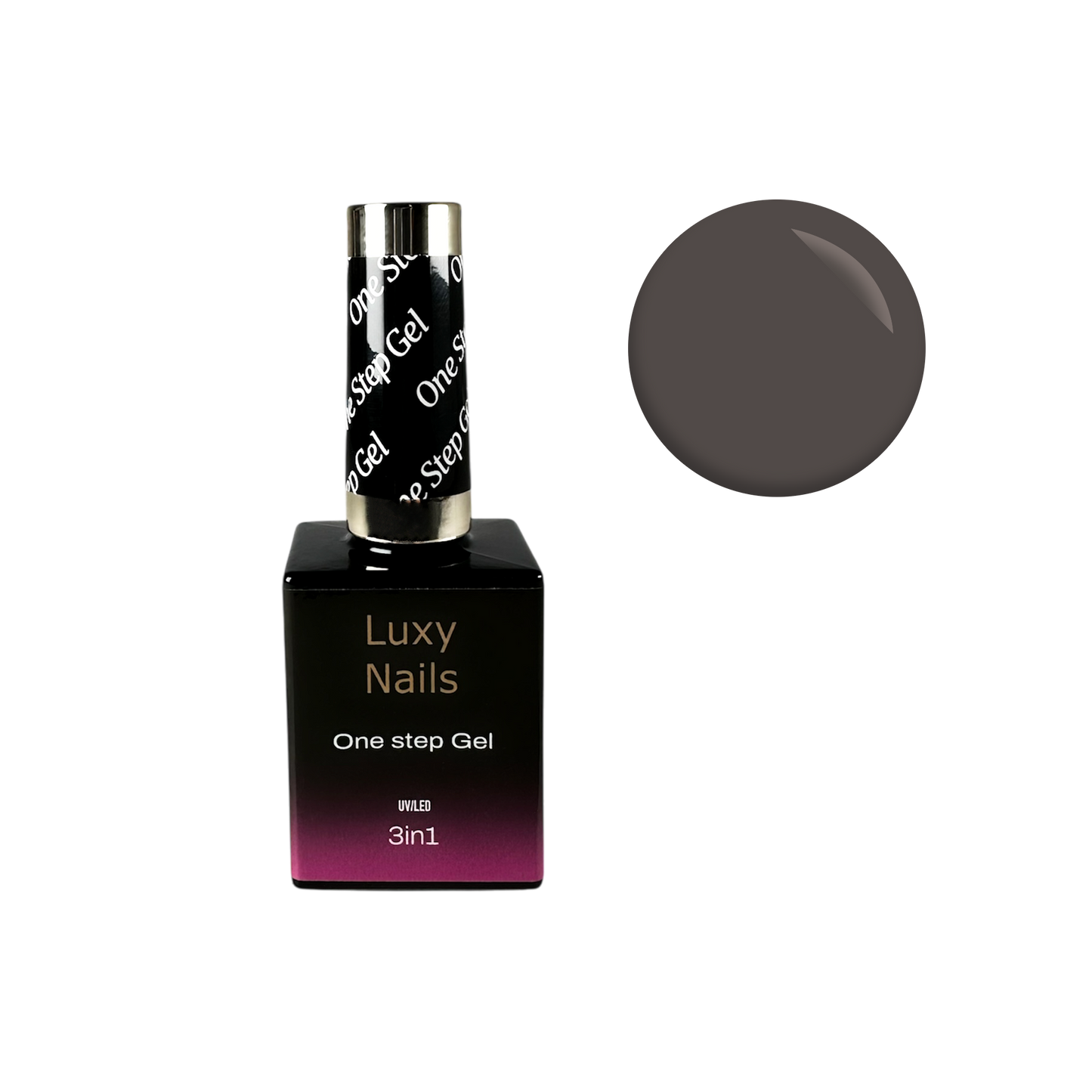 One Step HEMA FREE No Wipe Gel Polish - Hot Fudge