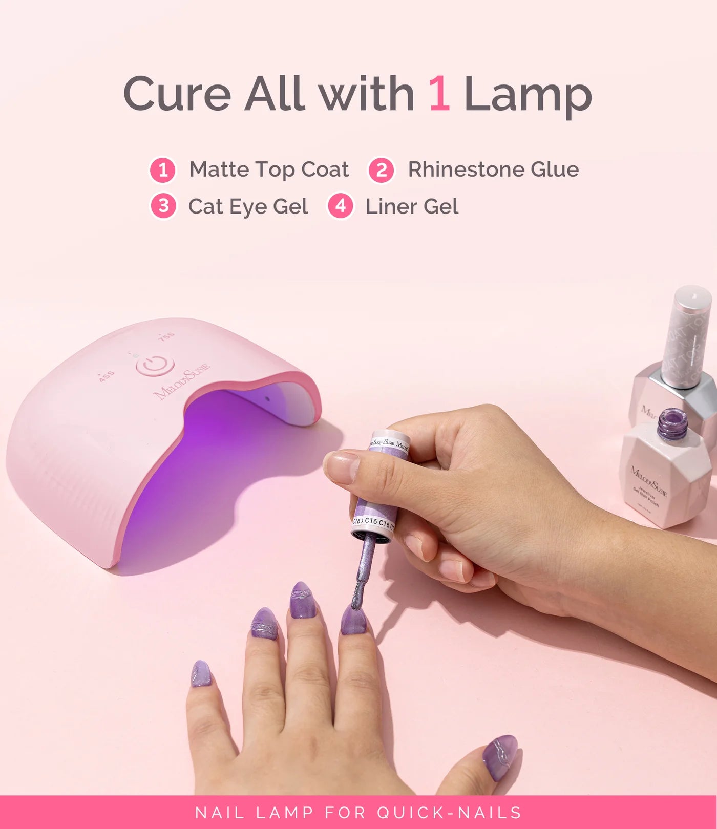 P-Art06G Rechargeable & Cordless LED/UV Nail Lamp