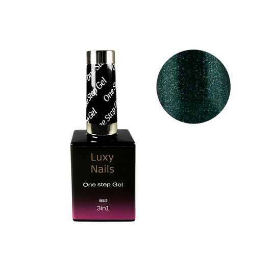 One Step HEMA FREE No Wipe Gel Polish - Sparkling Green