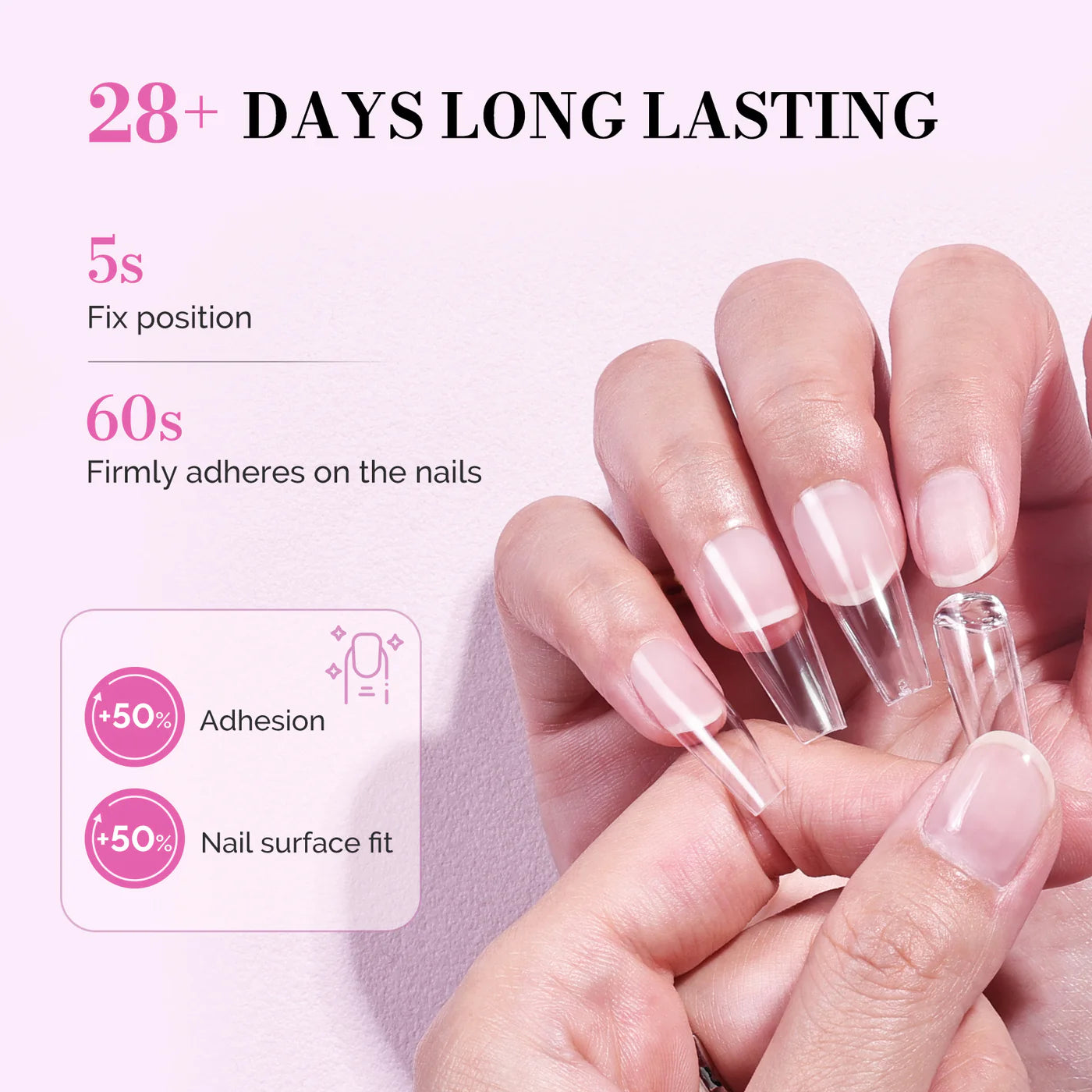 Solid Nail Glue Gel