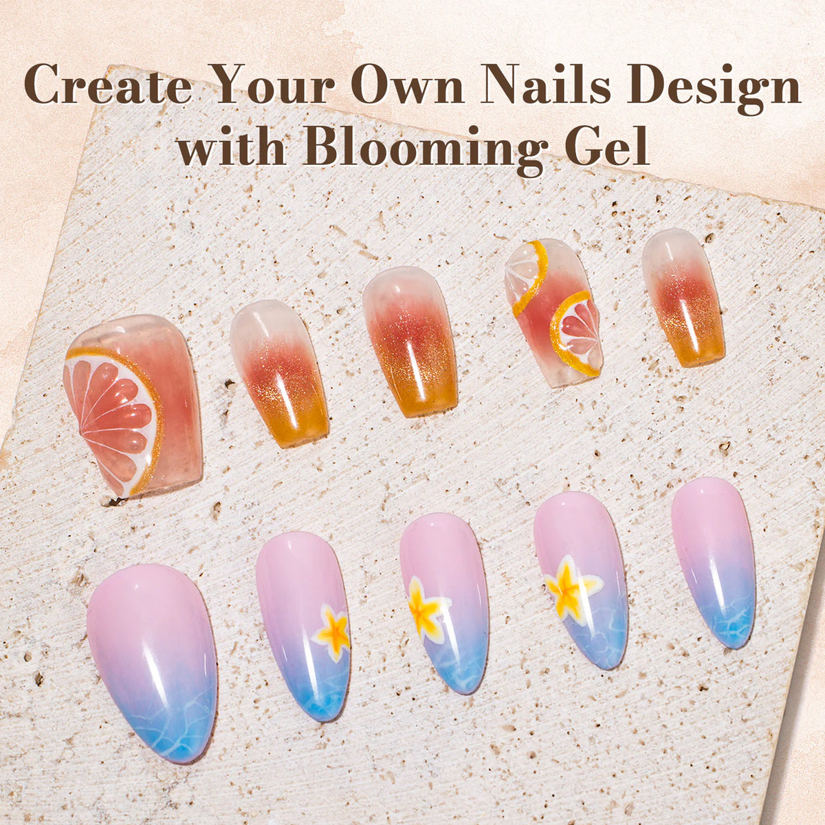 Blossom Gel for Press-On Nails - Clear Blooming Gel 15ml