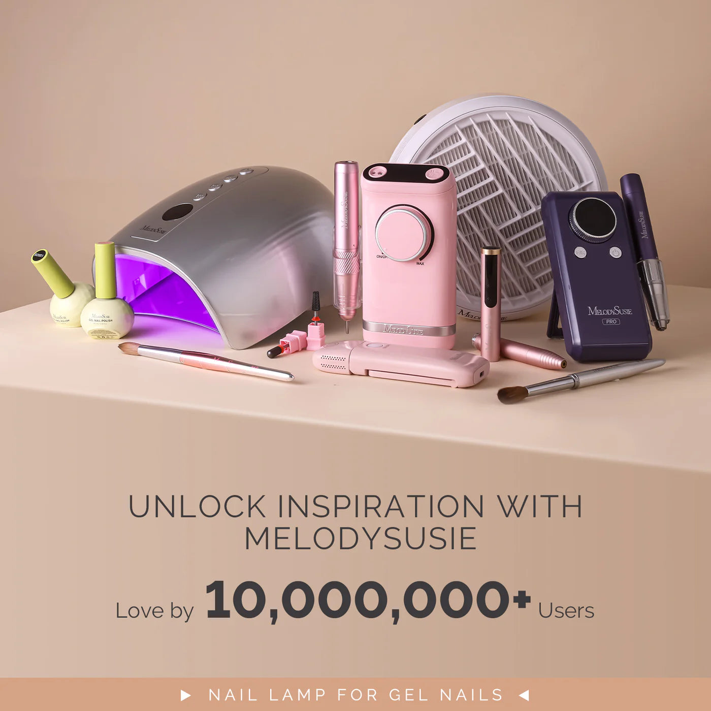 New Upgraded P-PLUS30GT Cordless UV LED Nail Lamp