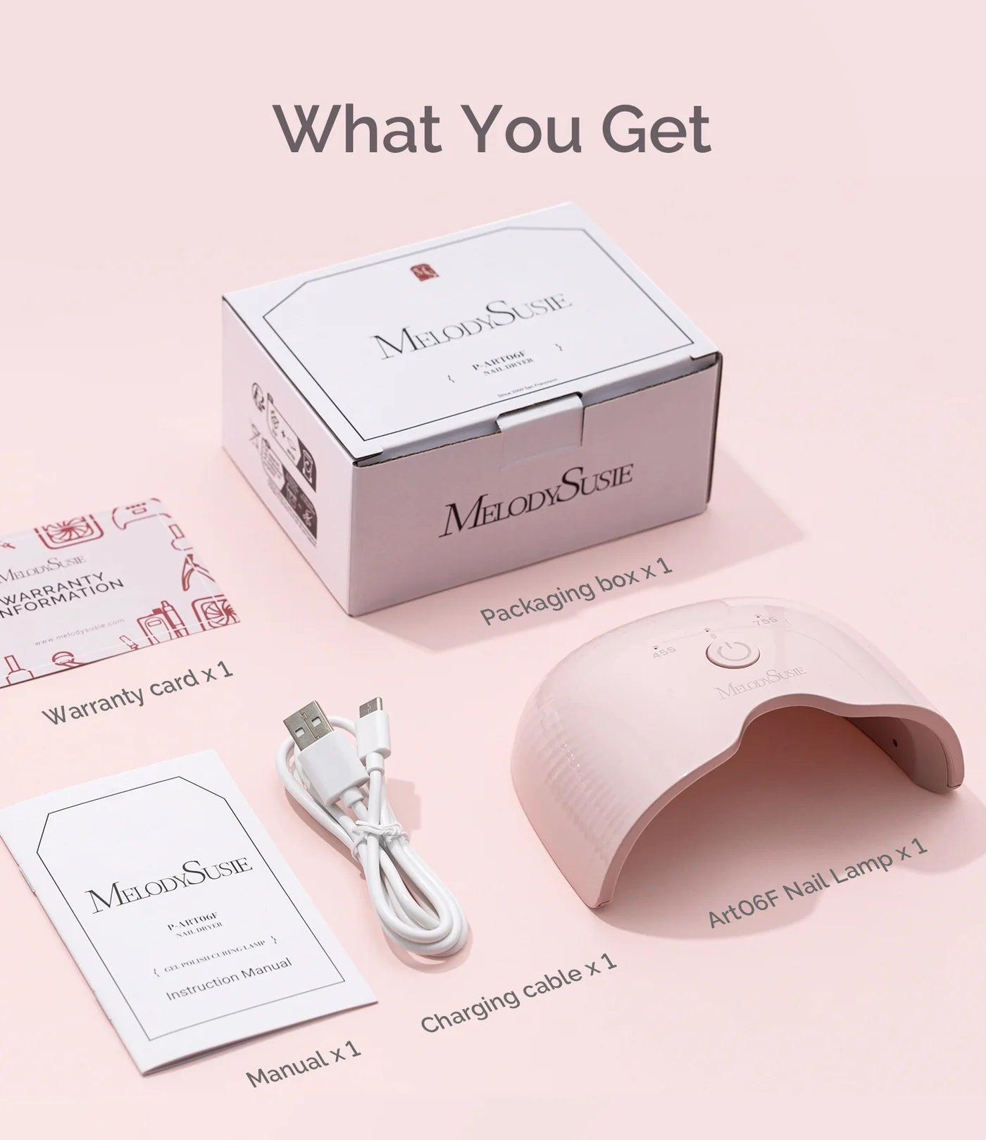 P-Art06G Rechargeable & Cordless LED/UV Nail Lamp