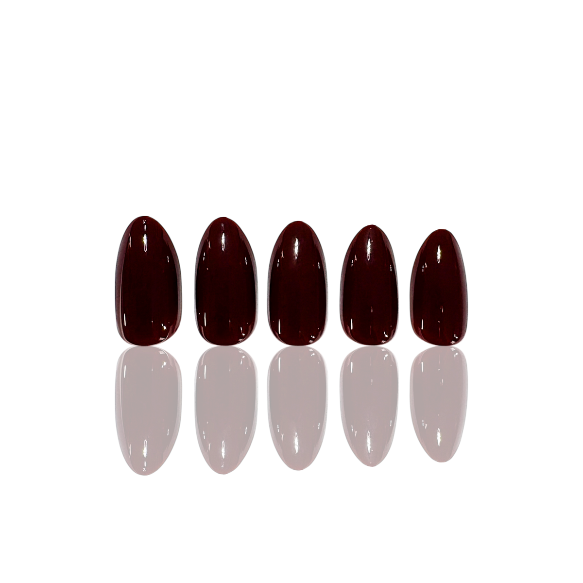 Press On neglur - Burgundy