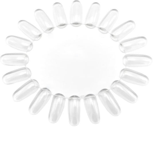 Color Wheel Oval Clear 20 tips