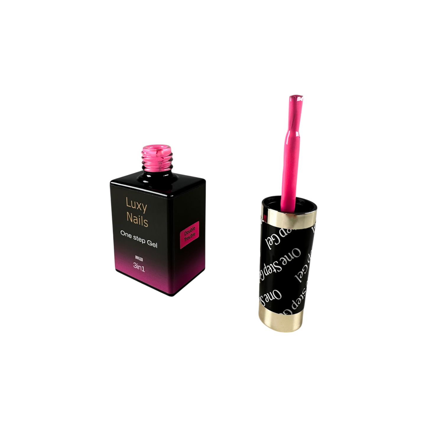 One Step HEMA FREE No Wipe Gel Polish - Double Trouble