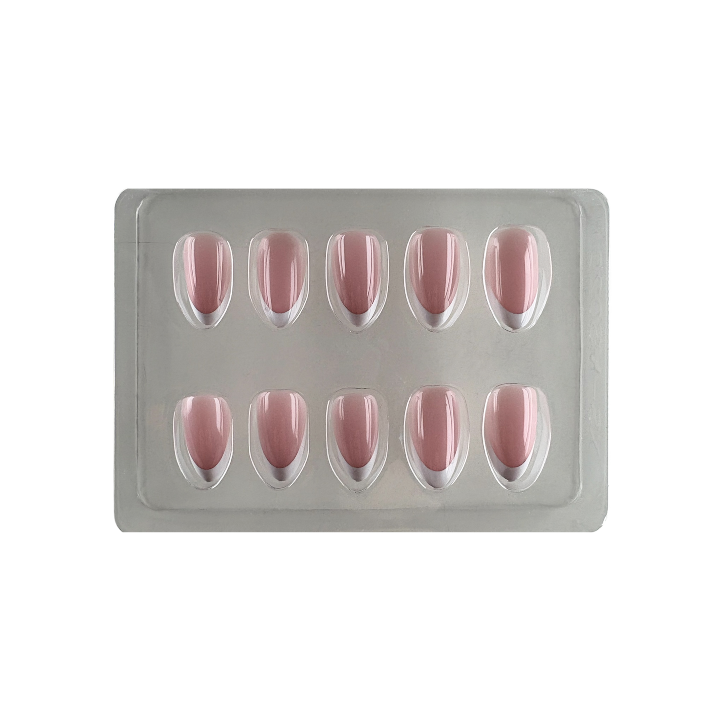 Press On neglur - French manicure