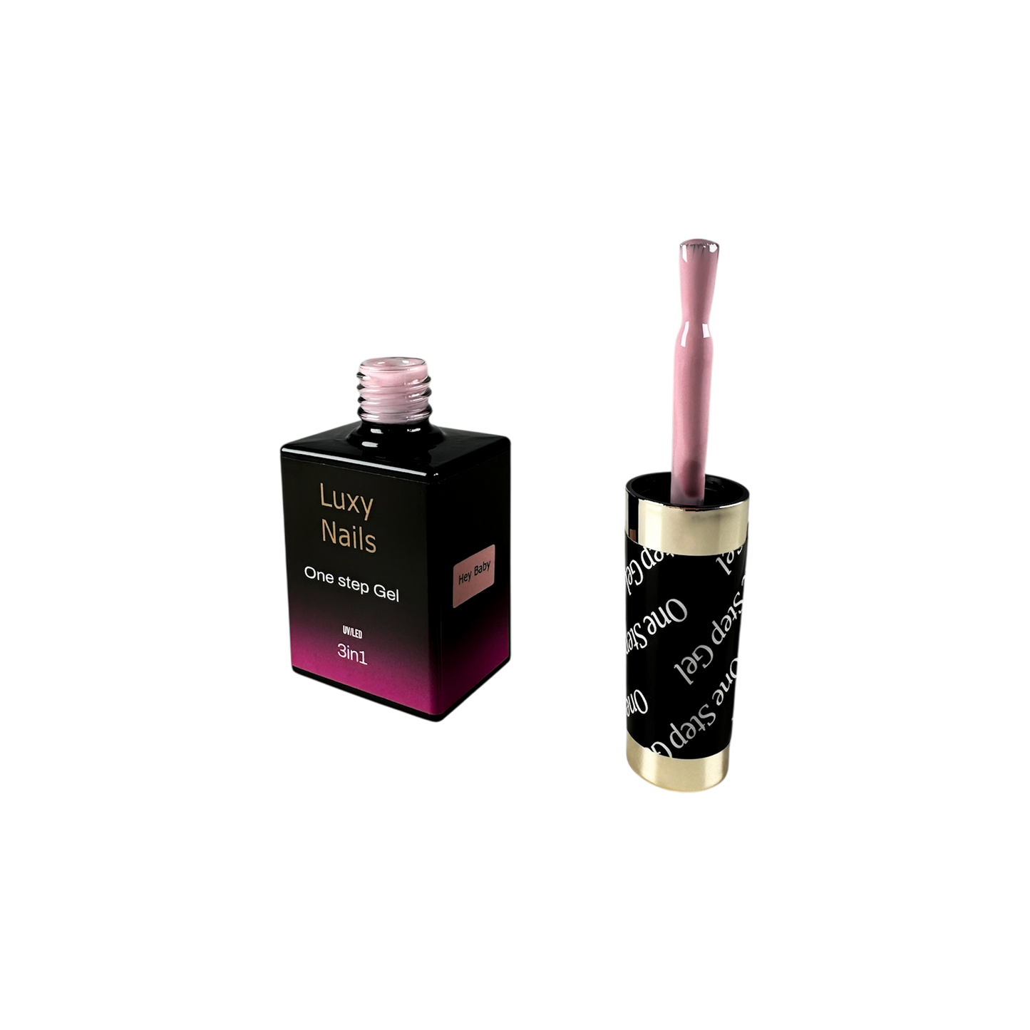 One Step HEMA FREE No Wipe Gel Polish - Hey Baby