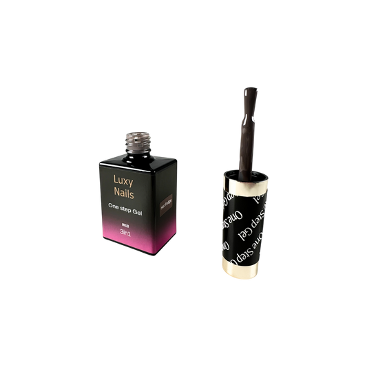 One Step HEMA FREE No Wipe Gel Polish - Hot Fudge