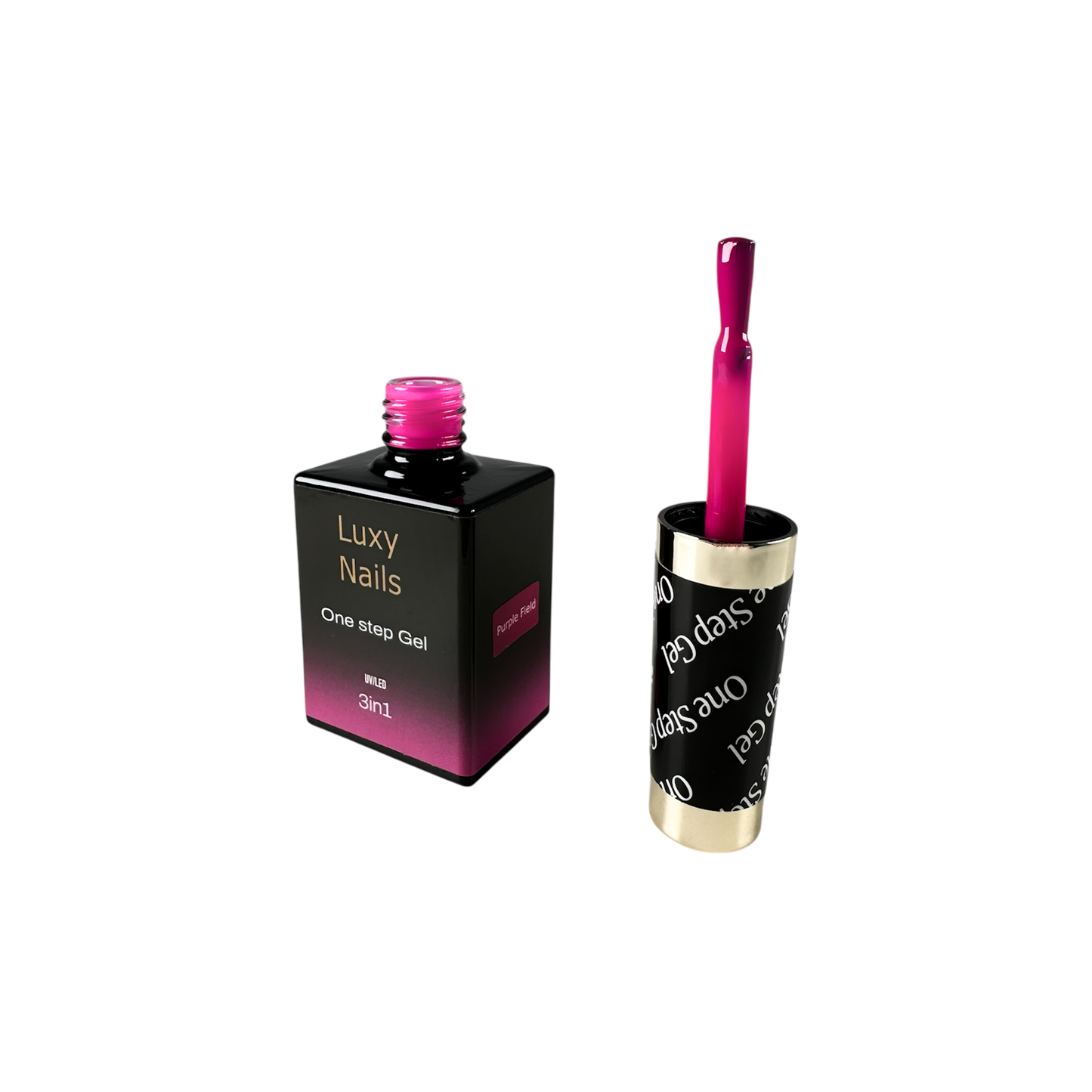 One Step HEMA FREE No Wipe Gel Polish - Purple Field