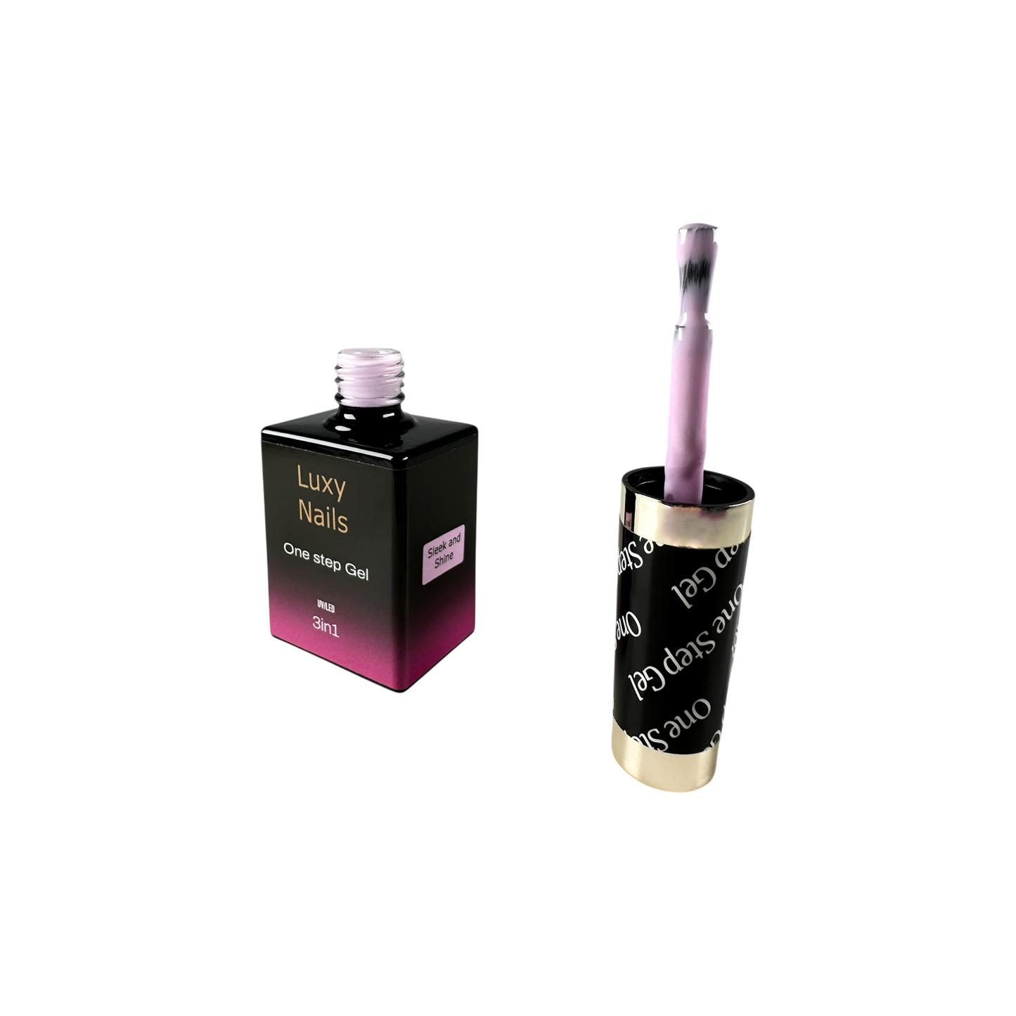 One Step HEMA FREE No Wipe Gel Polish - Sleek and Shine
