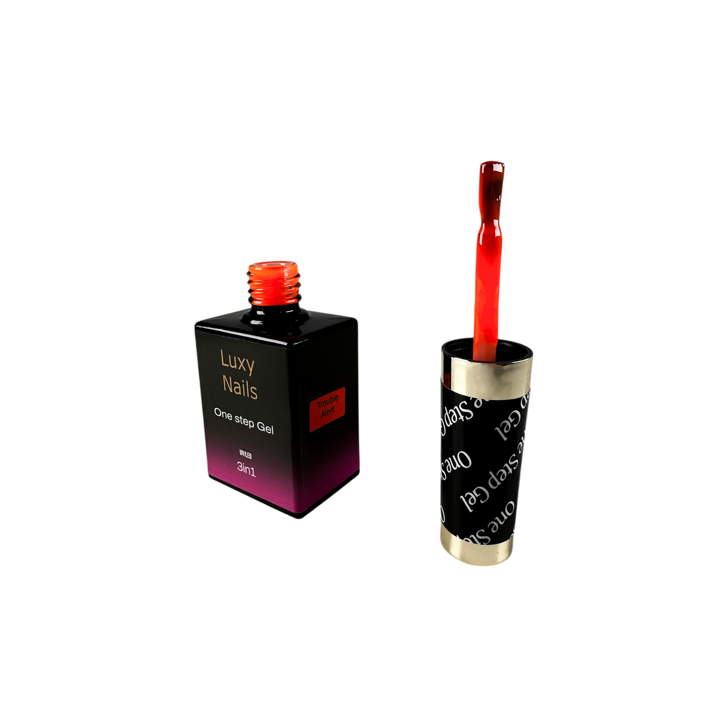 One Step HEMA FREE No Wipe Gel Polish - Trouble Alert