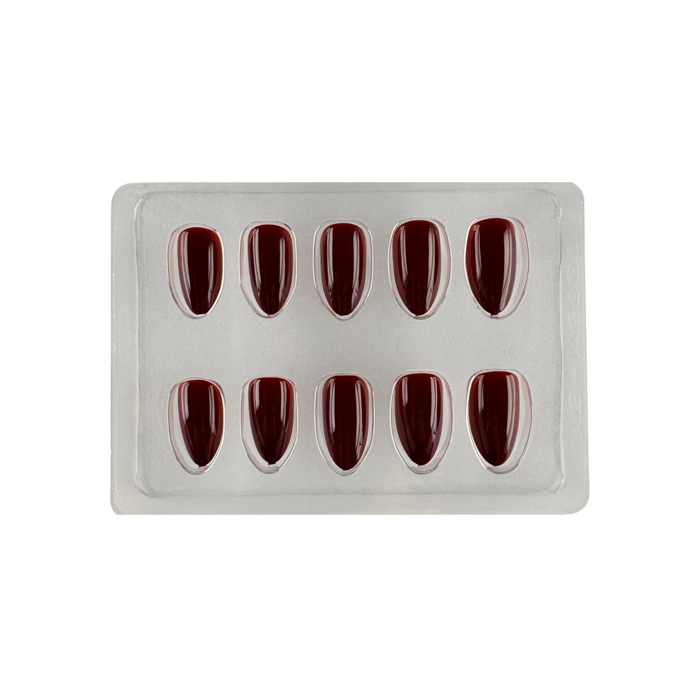 Press On neglur - Burgundy