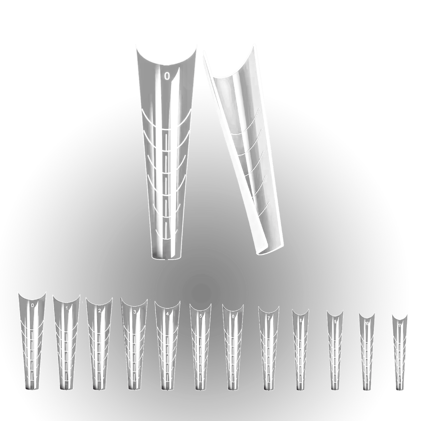 Dual Forms Nail Tips - 6 gerðir