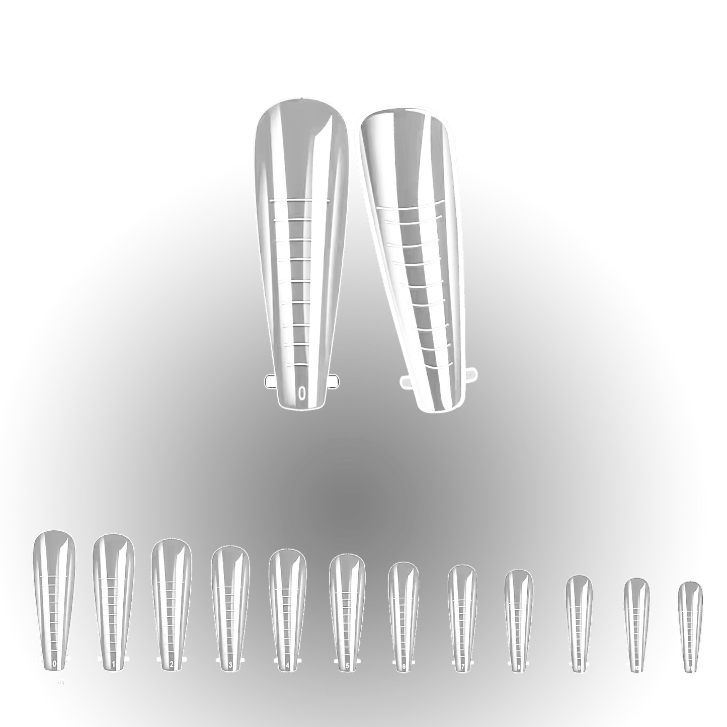 Dual Forms Nail Tips - 6 gerðir