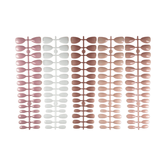 þunn möndlu tips heilneglur