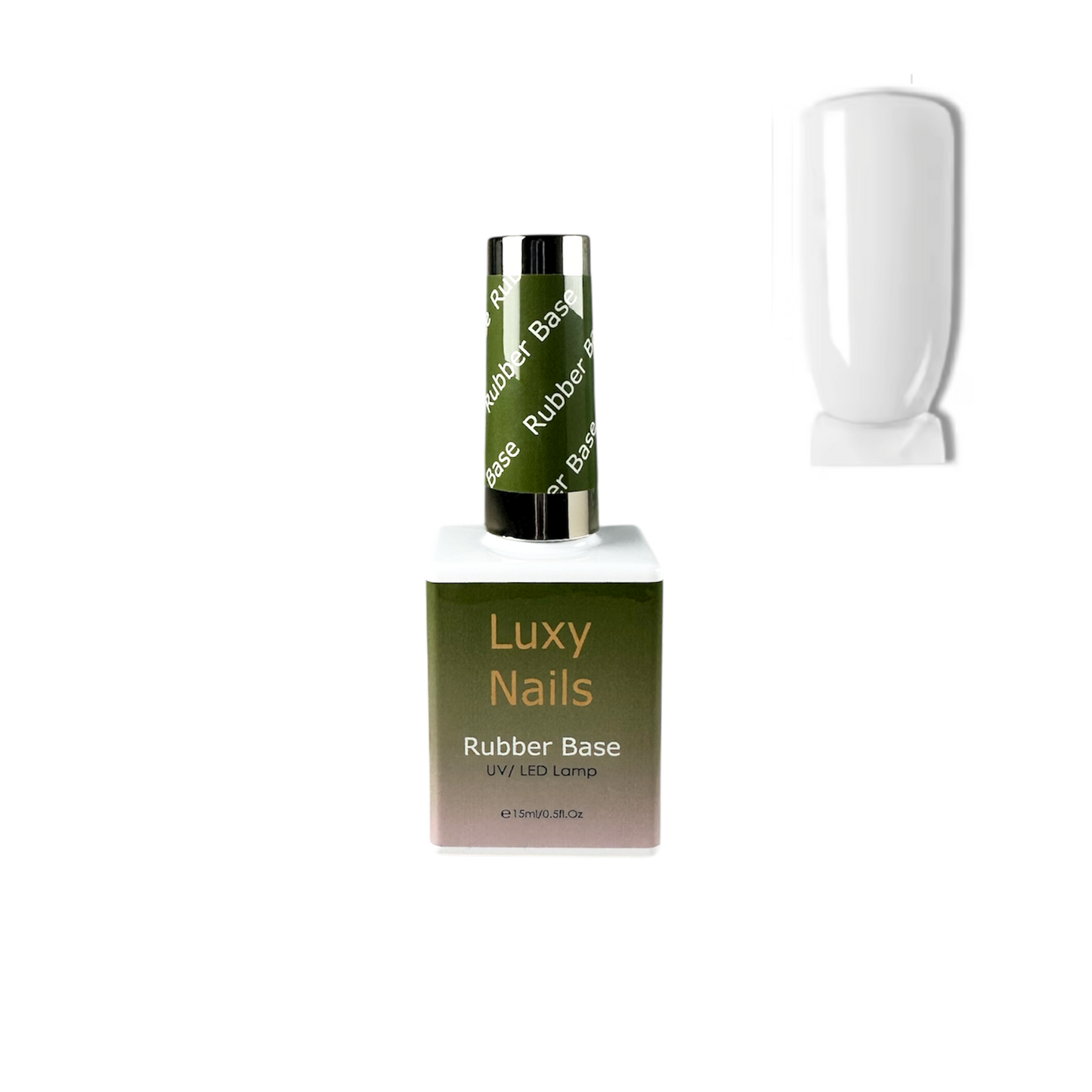 Luxy Nails HEMA FREE Rubber Base Coat - Milky White