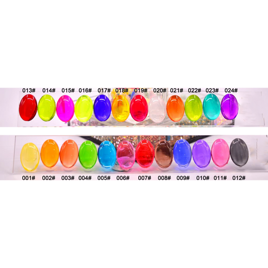 Jelly Neon Gegnsæir litir