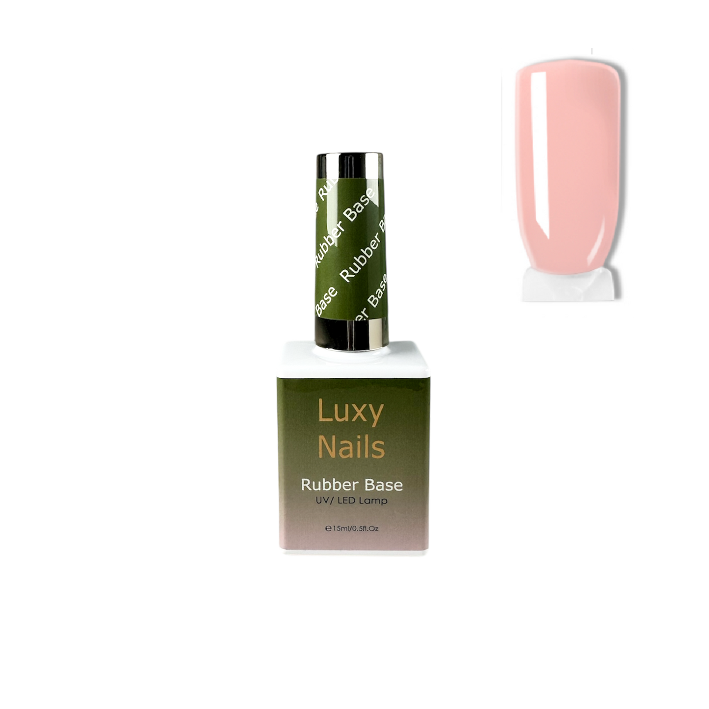 Luxy Nails HEMA FREE Rubber Base Coat - Peach Flare
