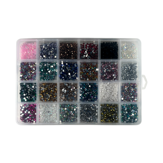 Skrautsteina box - 24 litir