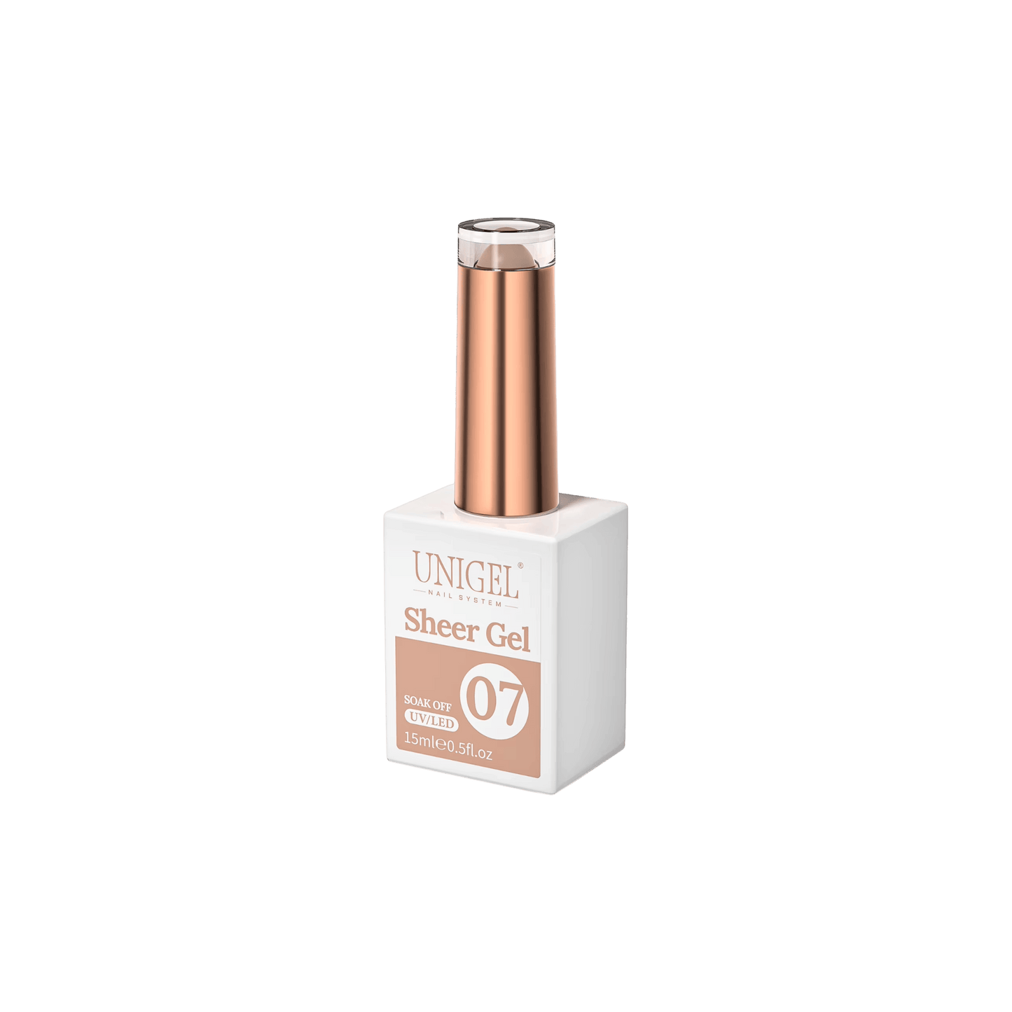 Sheer Nude Tinted Gegnsætt Gellakk