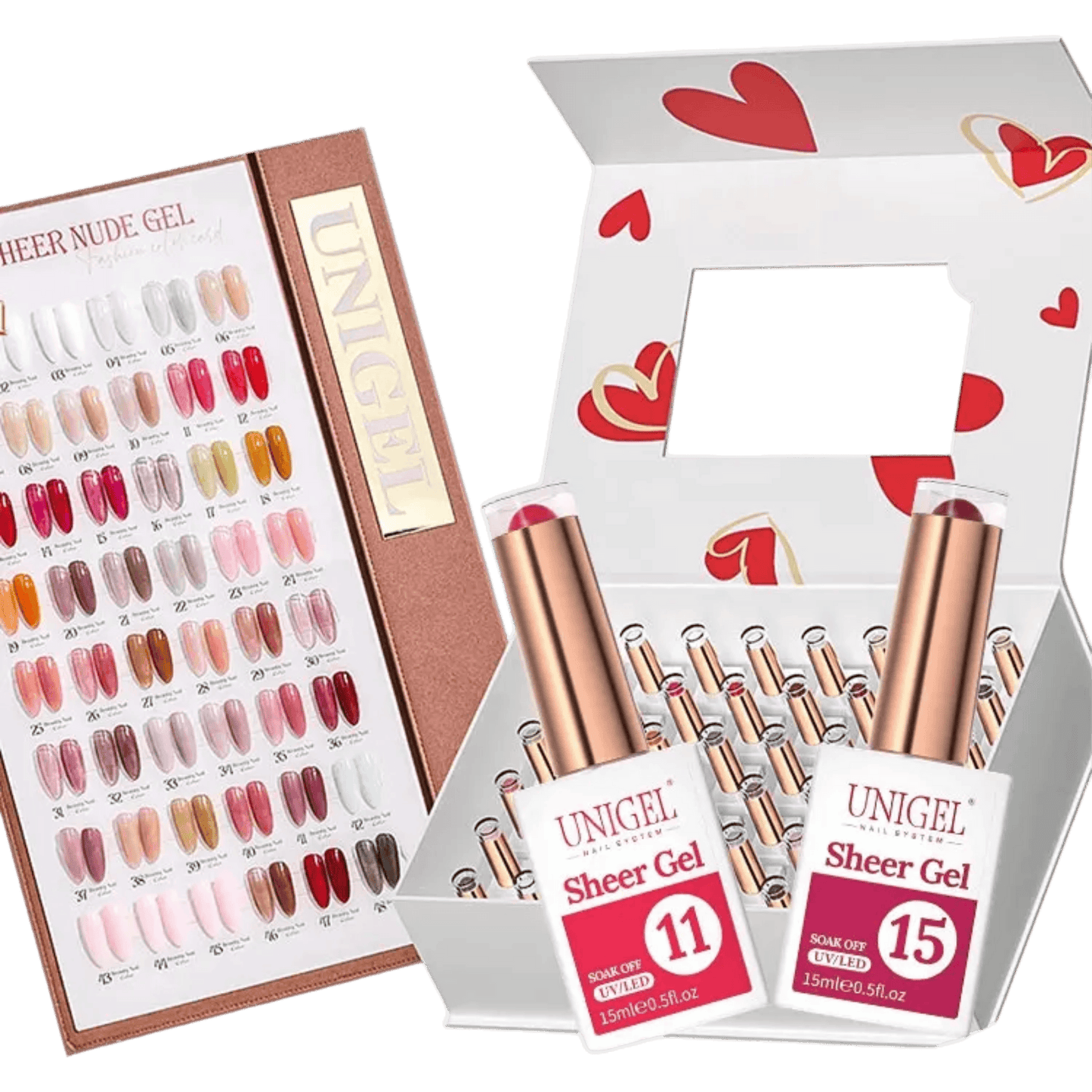 Sheer Nude Tinted Gegnsætt Gellakk