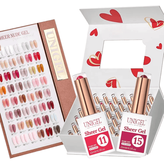 Sheer Nude Tinted Gegnsægt Gellakk