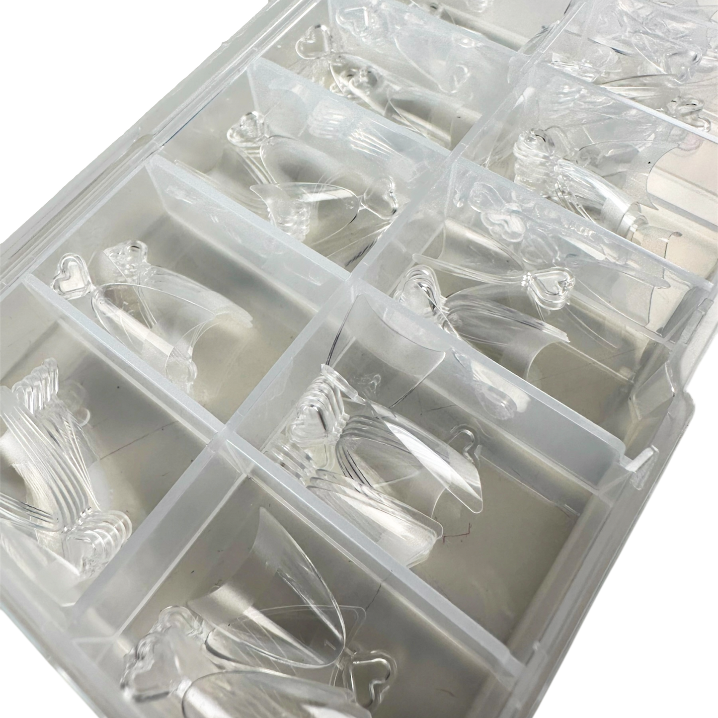 Stutt framlenging nail tips Íslandi