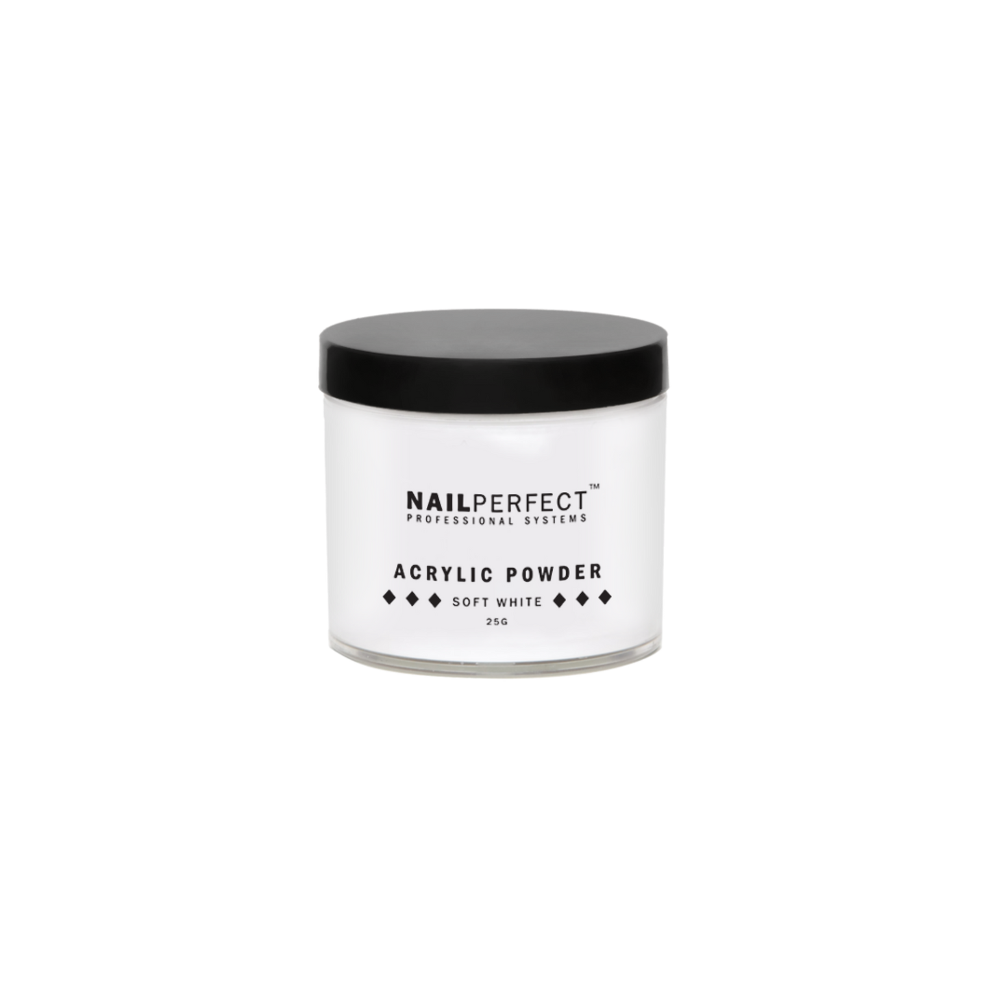 Acrylic Powder Soft White - 3 Stærðir