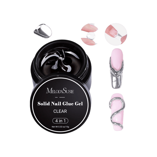 Solid Nail Glue Gel - Clear