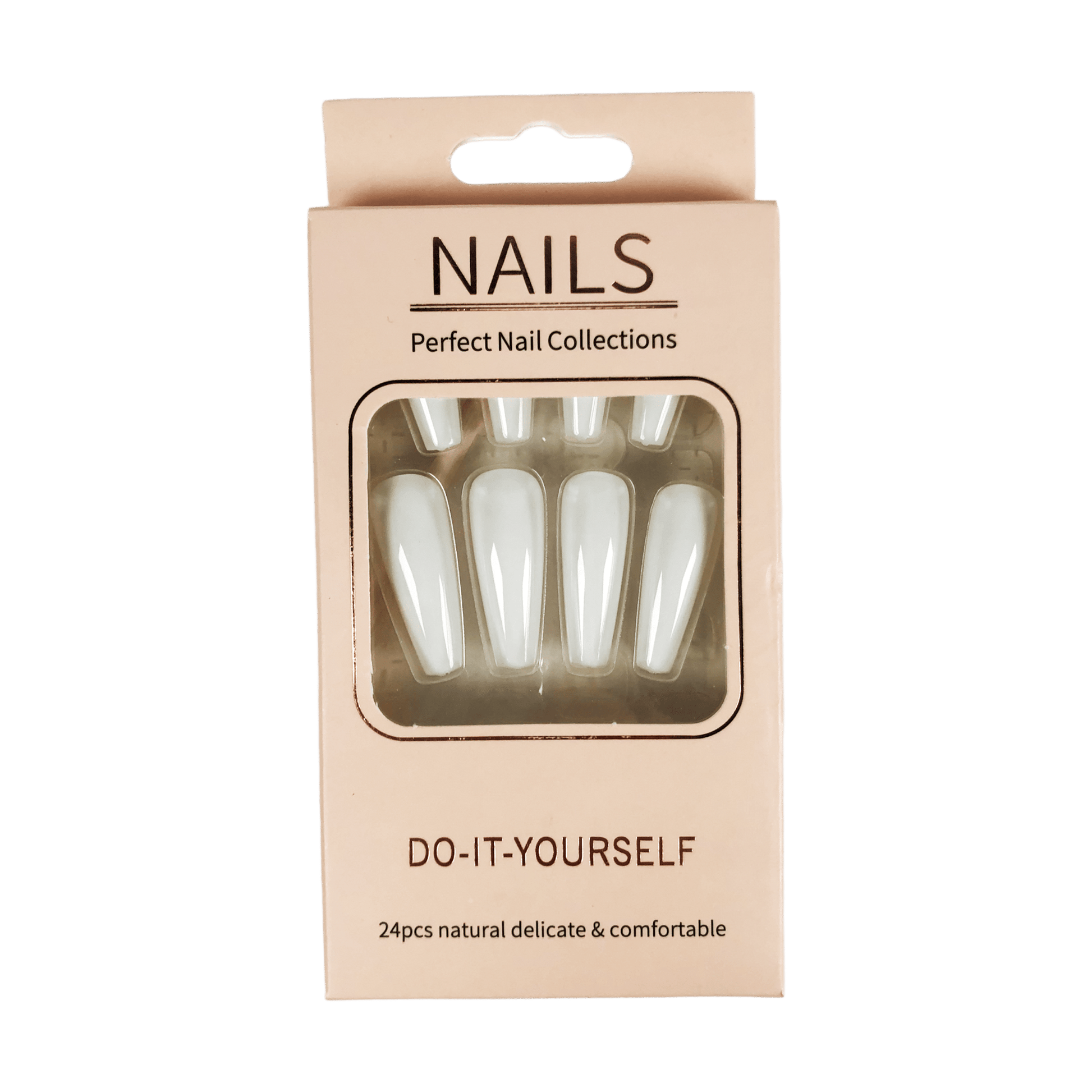 PressOn gervineglur hvítar