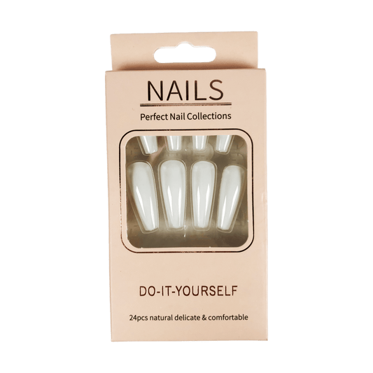 PressOn gervineglur hvítar