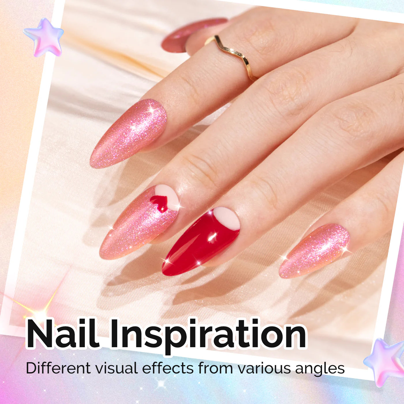 G2609 Jelly Pink Aurora Shimmer - TPO-Free Thick Gel Nail Polish