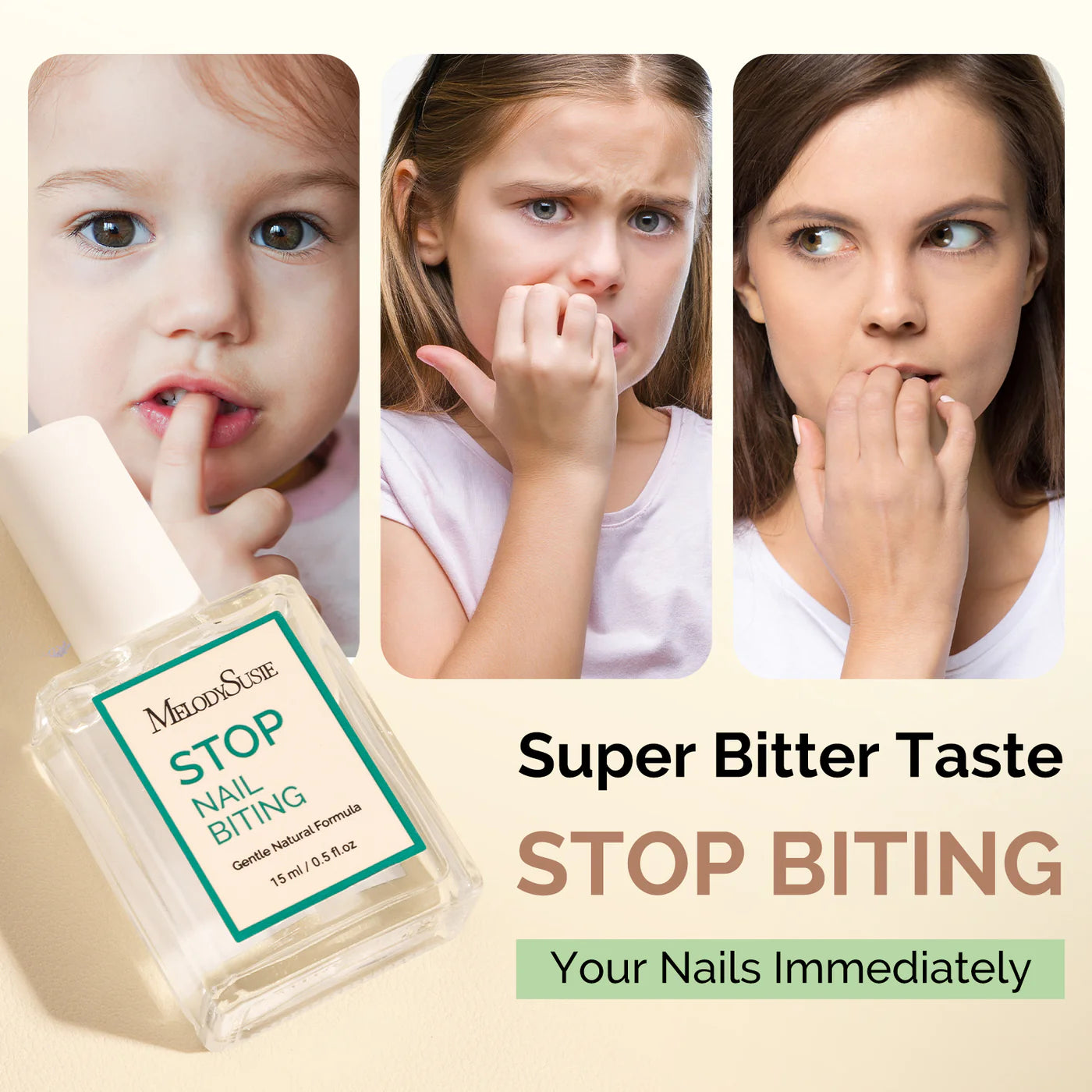 Nail Biting Treatment 15ml for Healthy Nails