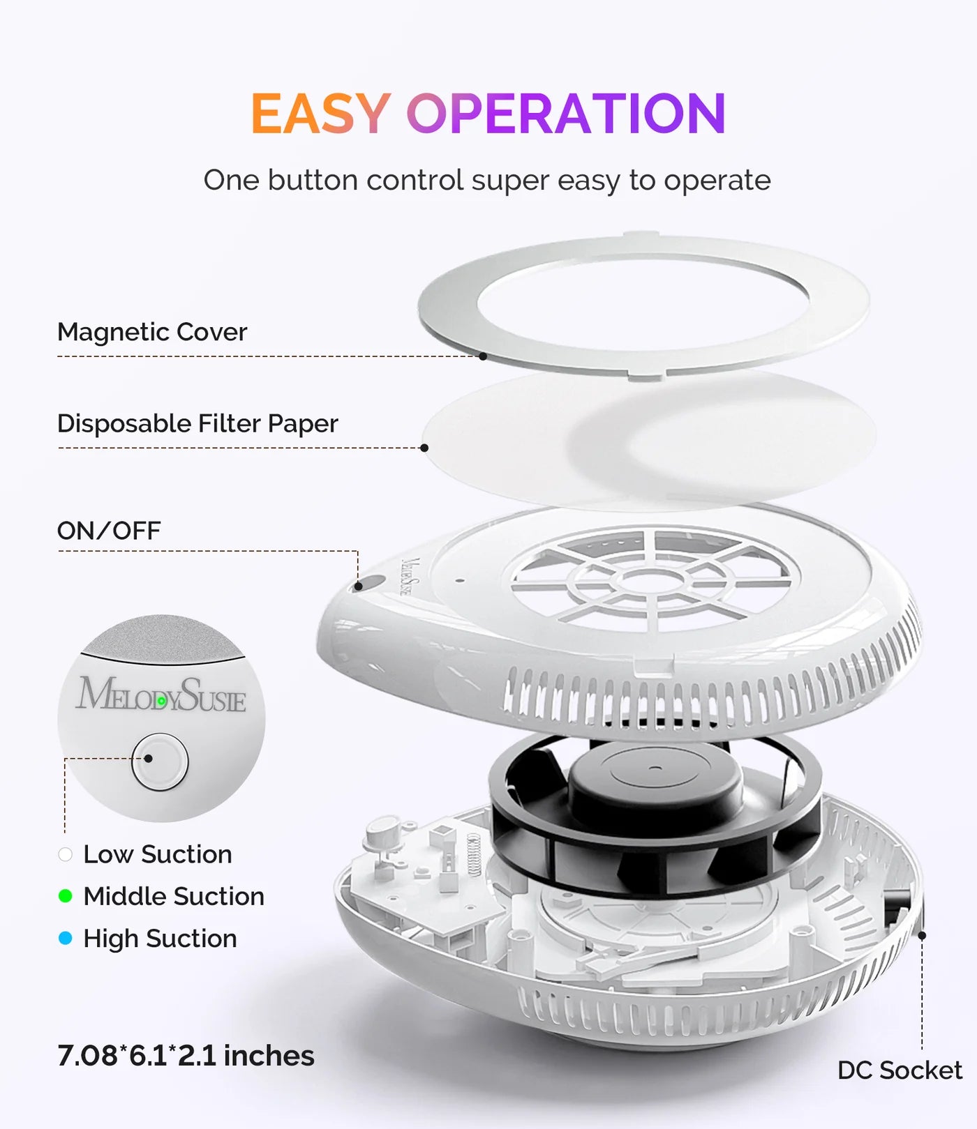 PProR Cordless Nail Dust Collector for Nail Care