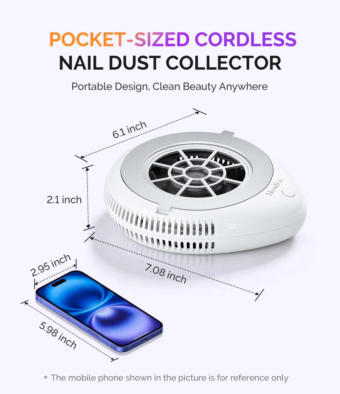 PProR Cordless Nail Dust Collector for Nail Care