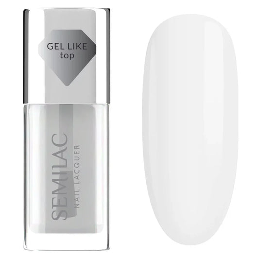 Semilac Nail Lacquer Top Gel Like