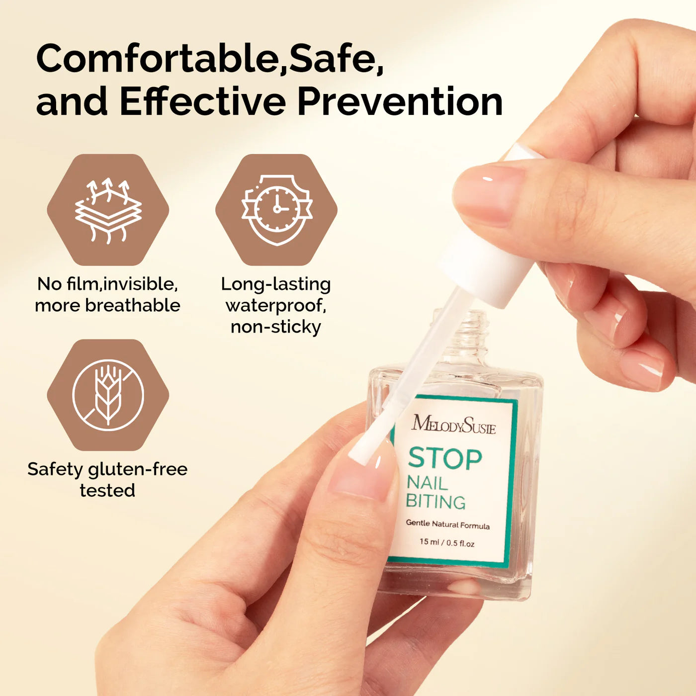Nail Biting Treatment 15ml for Healthy Nails