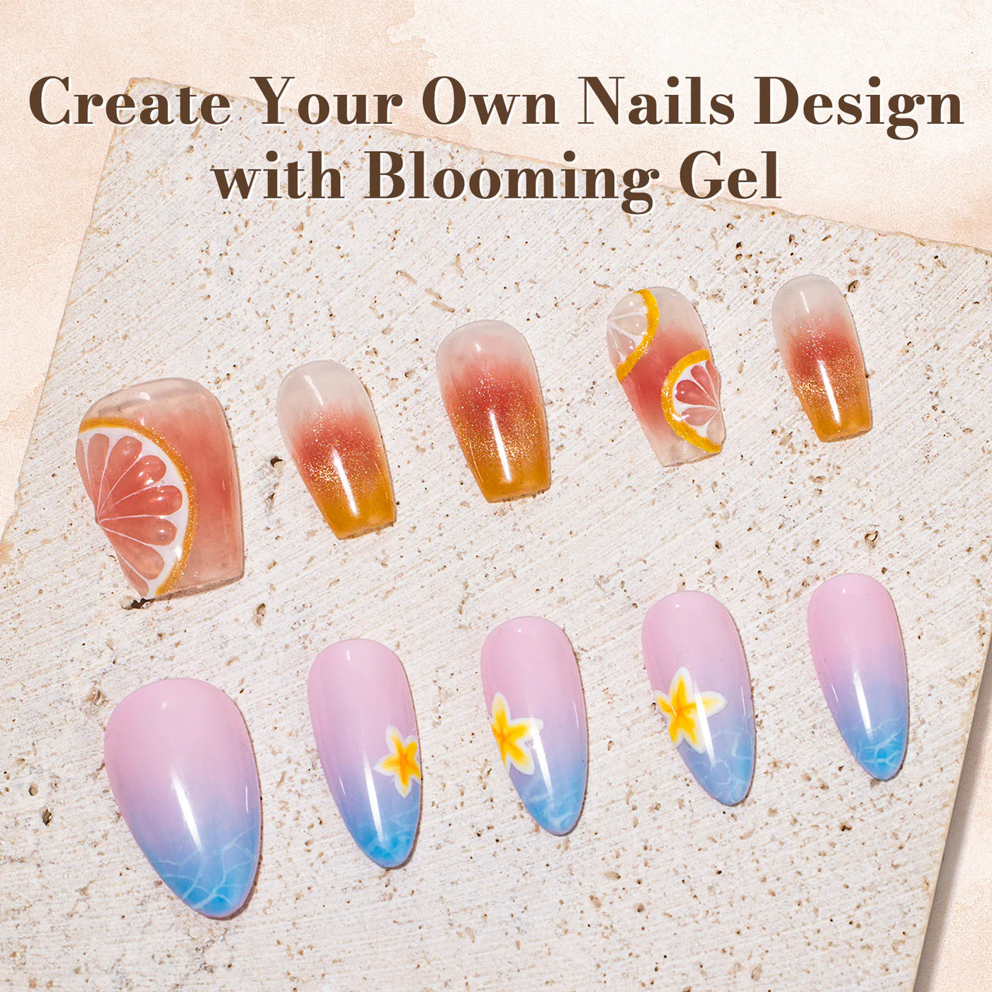 Blossom Gel for Press-On Nails - Clear Blooming Gel 15ml