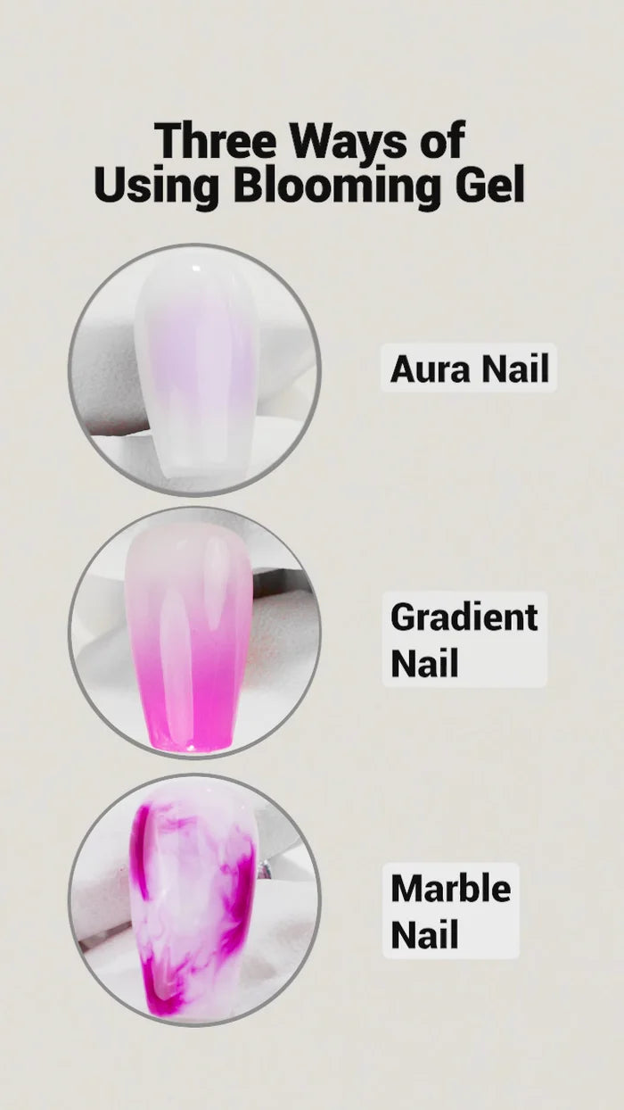 Blossom Gel for Press-On Nails - Clear Blooming Gel 15ml