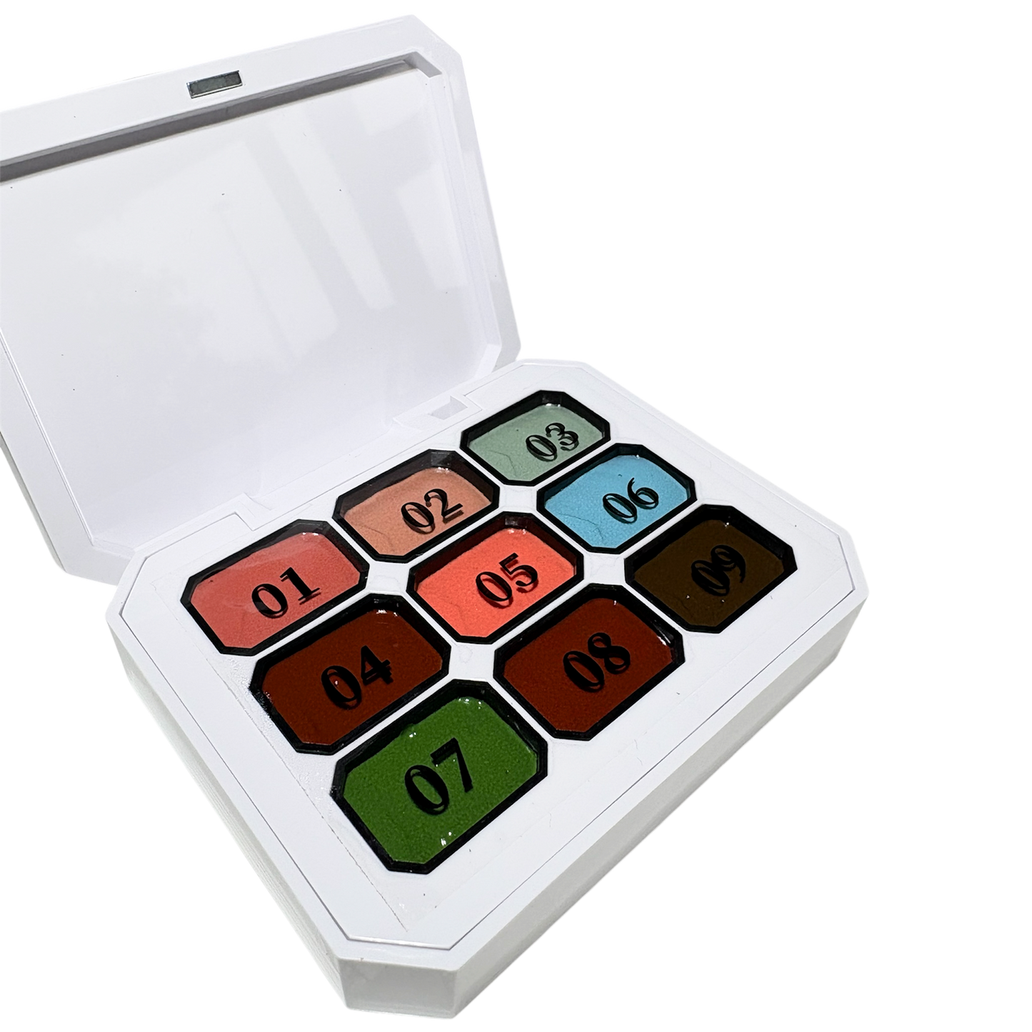 Cushion Ombre Nail Art Palette - 14 gerðir/Litir