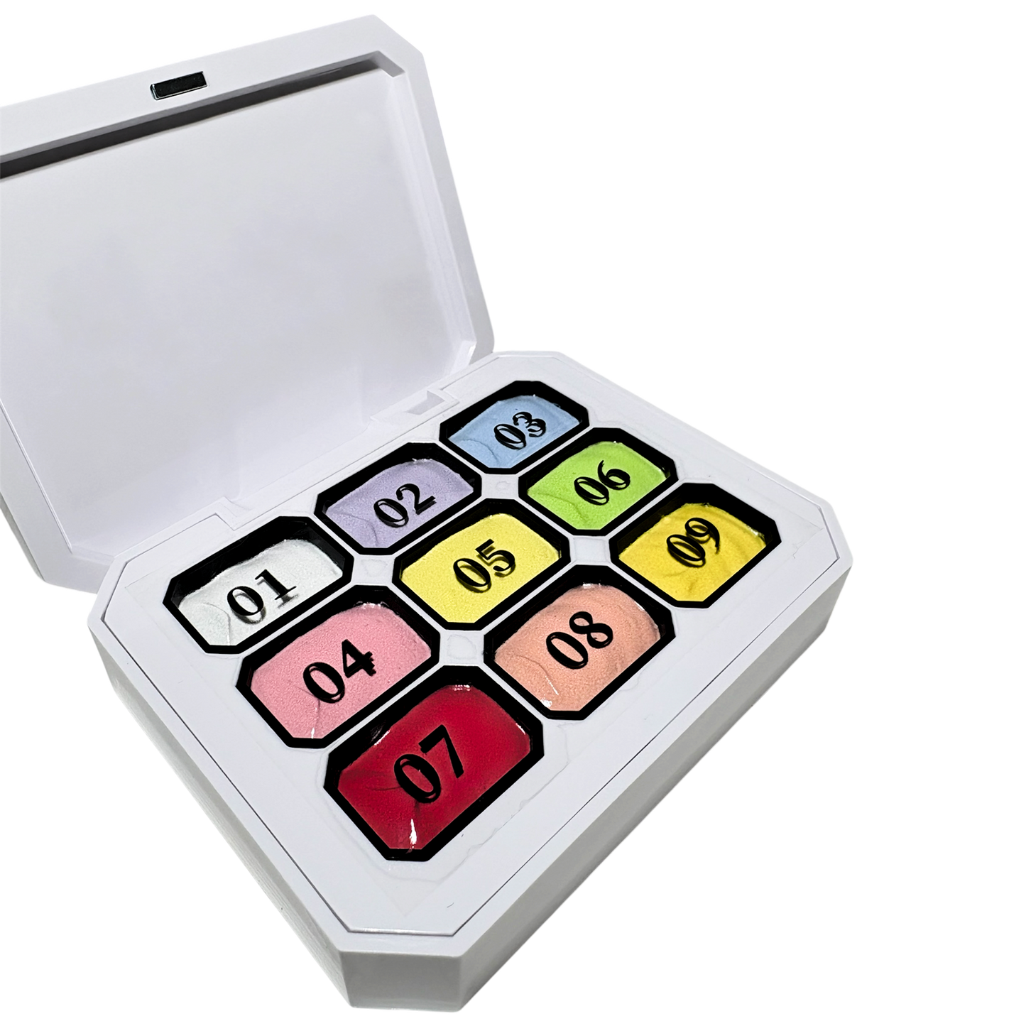 Cushion Ombre Nail Art Palette - 14 gerðir/Litir