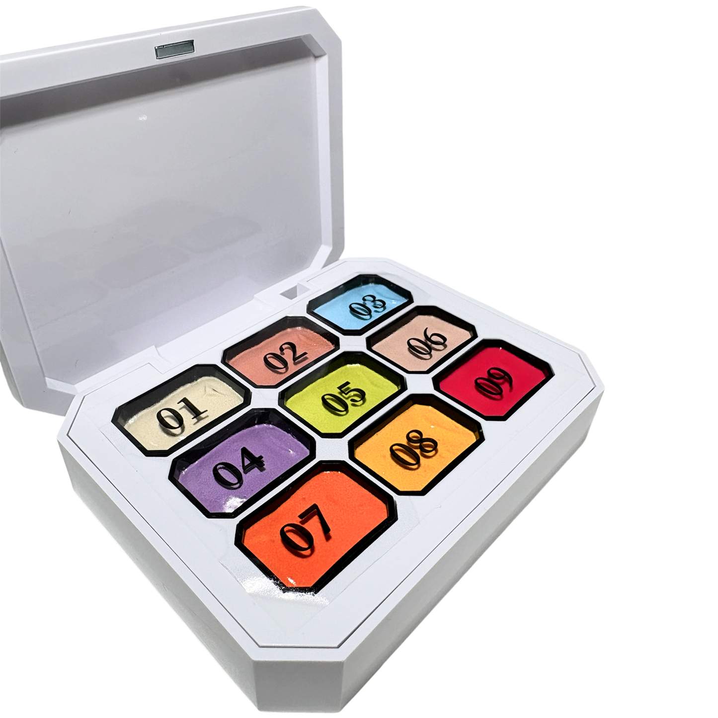 Cushion Ombre Nail Art Palette - 14 gerðir/Litir