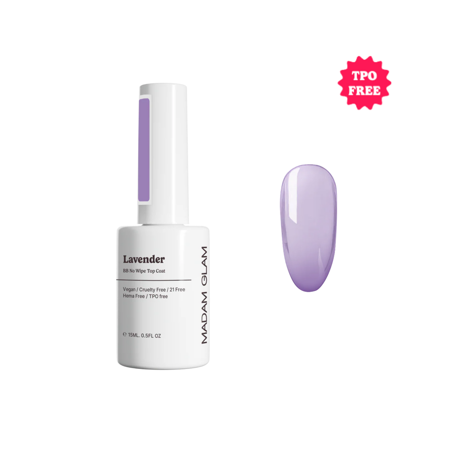 Lavender No Wipe Top Coat