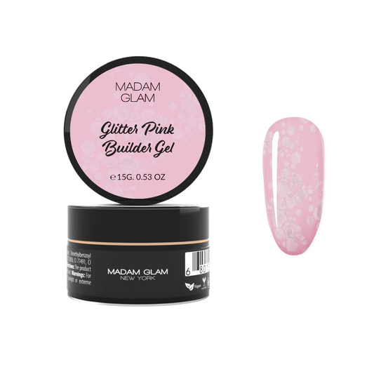 Glitter Pink Builder Gel