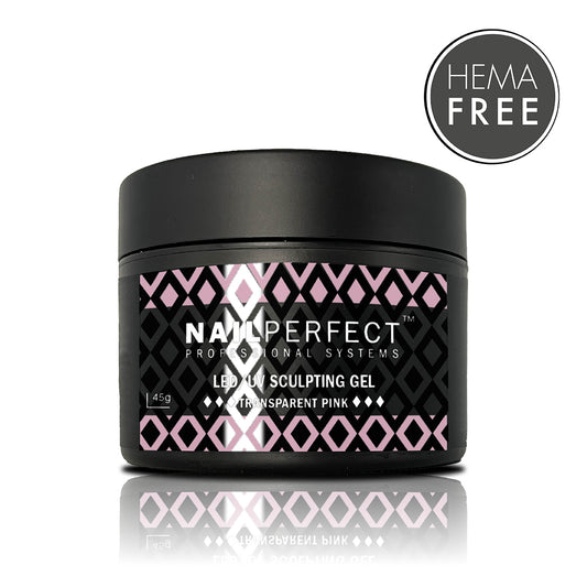 LED/UV Sculpting Gel Transparent Pink 45g