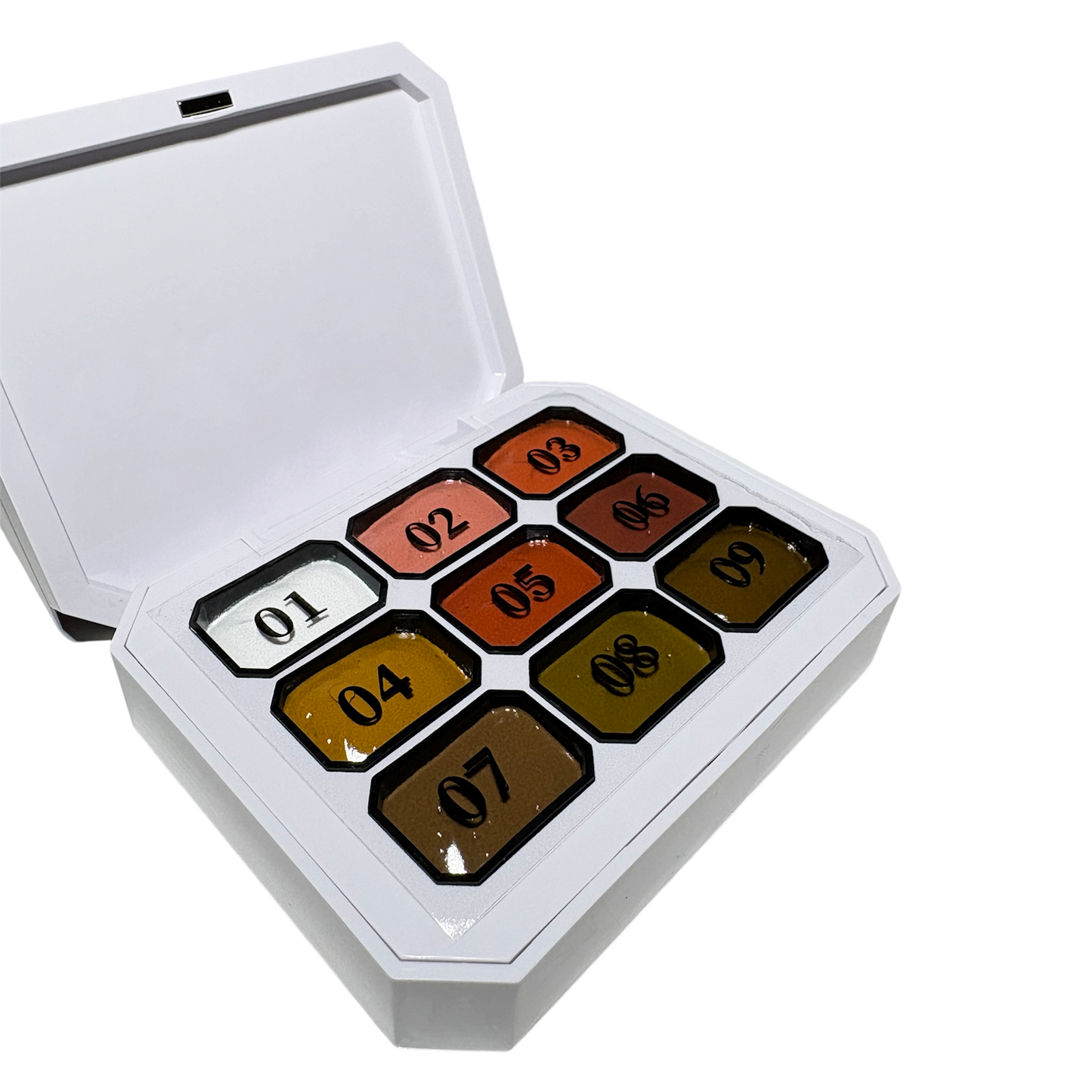 Cushion Ombre Nail Art Palette - 14 gerðir/Litir